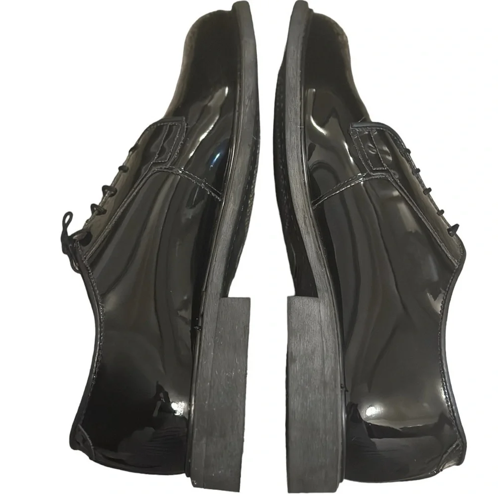 Altama Men’s Black Patent Leather Dress Shoes Size 11E - Picture 7 of 8